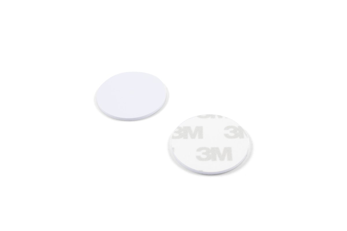 RFID Tag PVC 30mm Disc White Self Adhesive 3910_0 at Phidgets