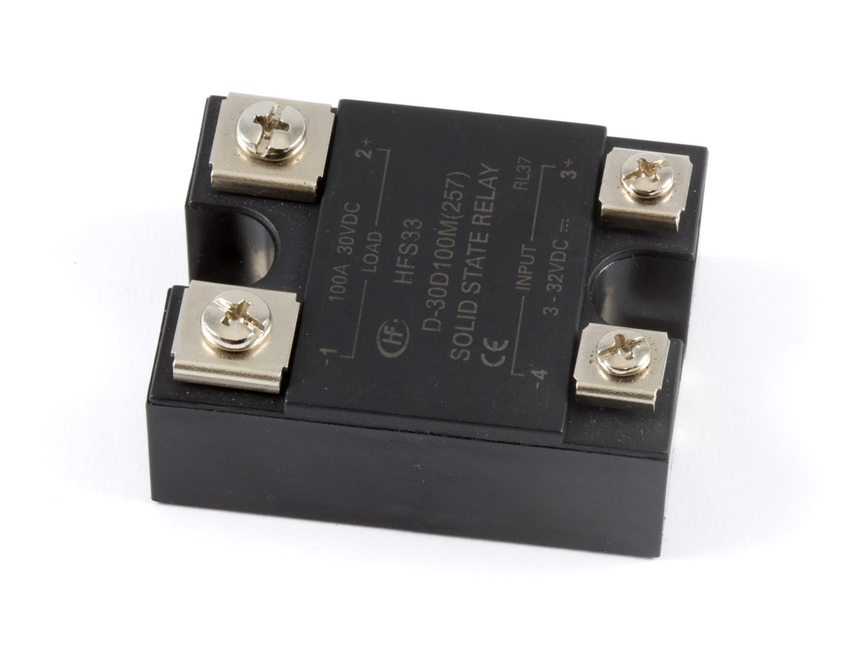 DC Solid State Relay 30V 100A 3952_0 at Phidgets