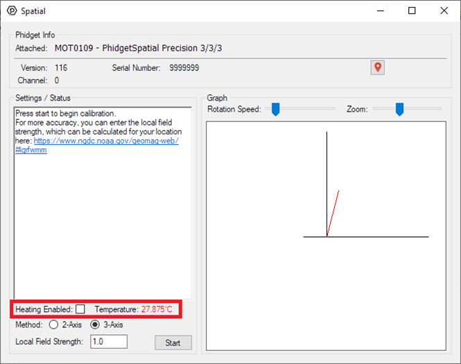 Compass Calibration Phidgets Support