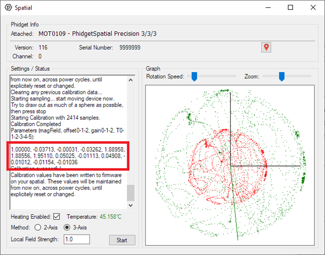 Compass Calibration Phidgets Support