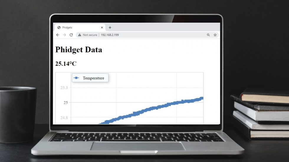 Raspberry Pi - Display Graph on Website - Phidgets