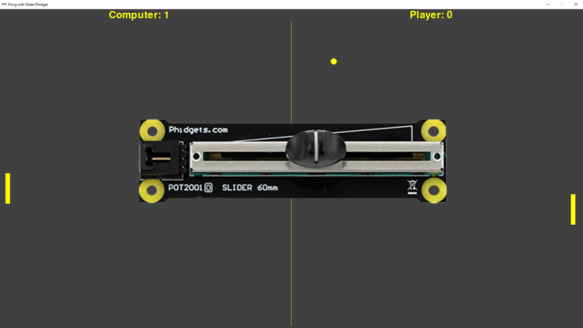 Pong with Phidgets