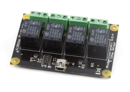 4 channel mechanical relay Phidget