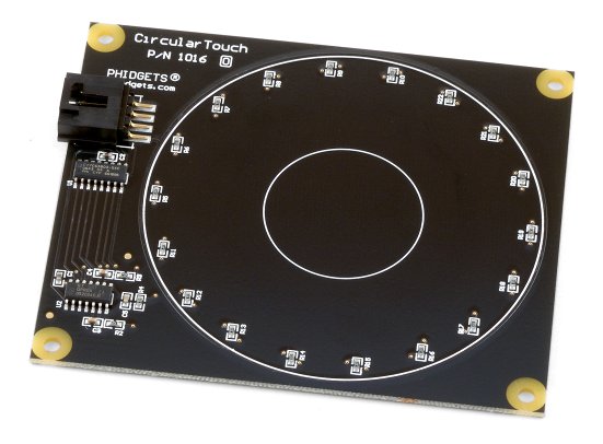 Circular touch sensor wheel