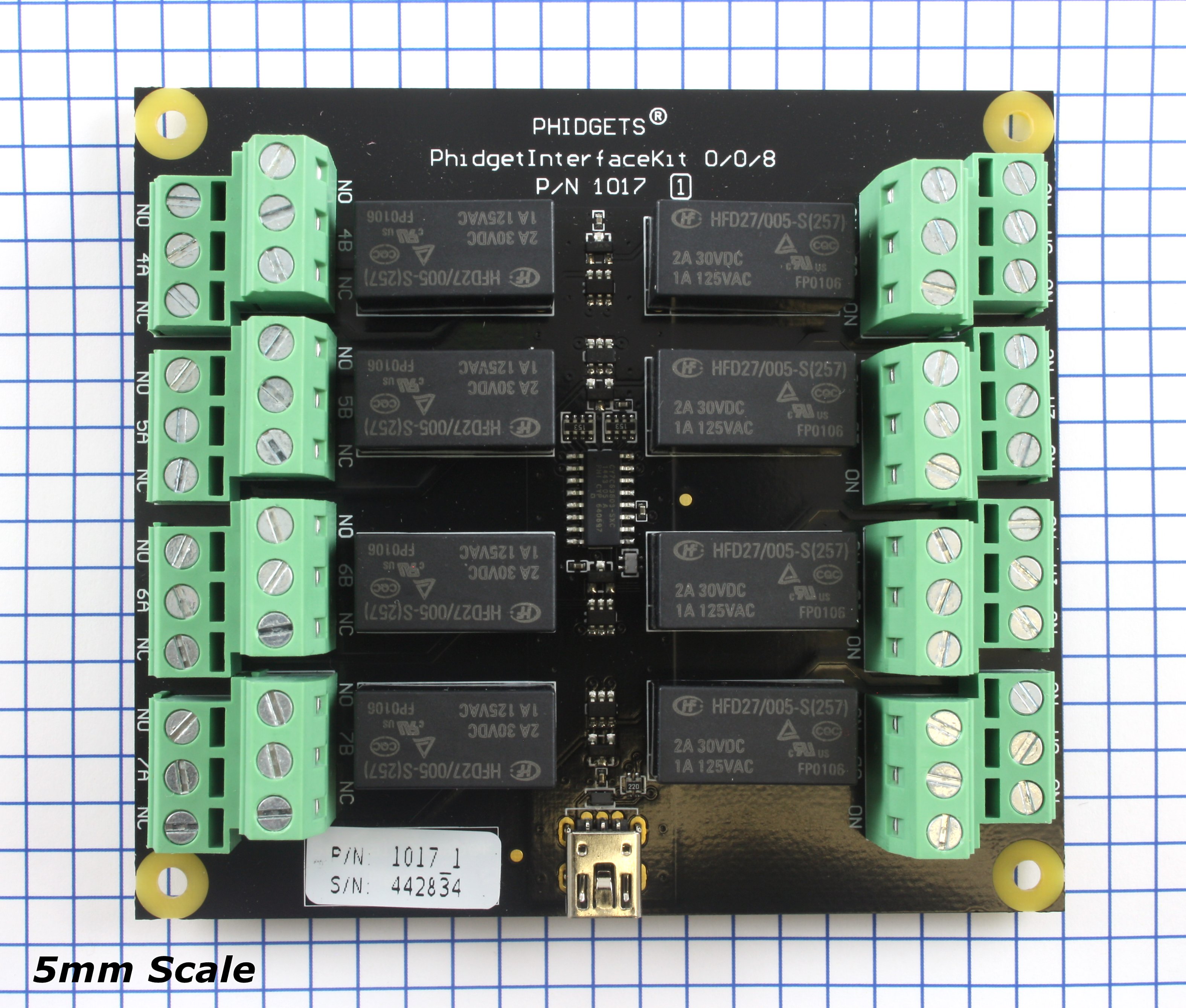 Phidget 1017_1 InterfaceKit 0/0/8 