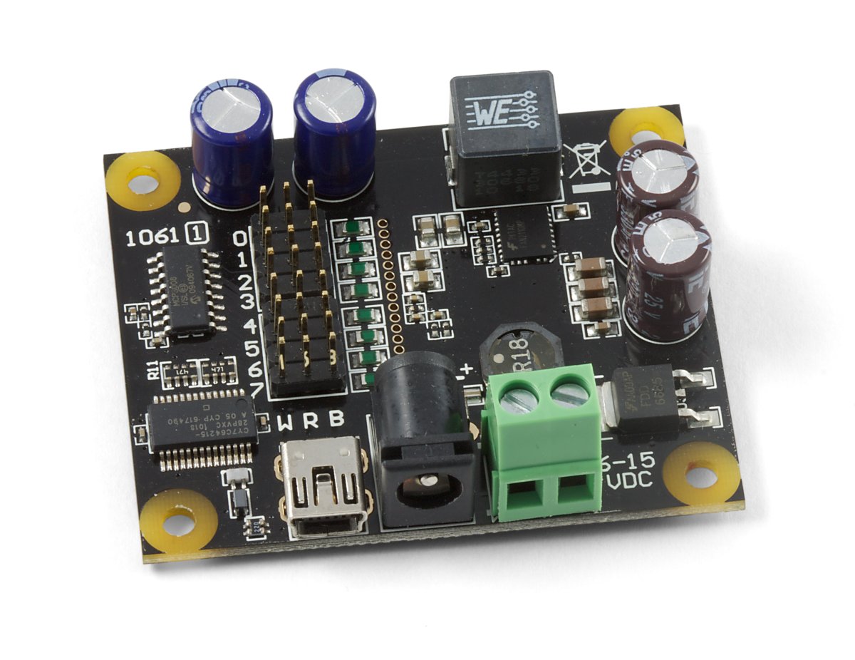 Phidgetadvancedservo 8 motor 1061 1 at phidgets