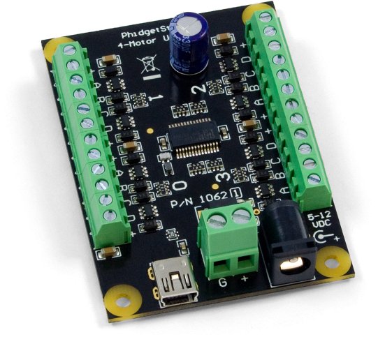 4 channel unipolar stepper controller.