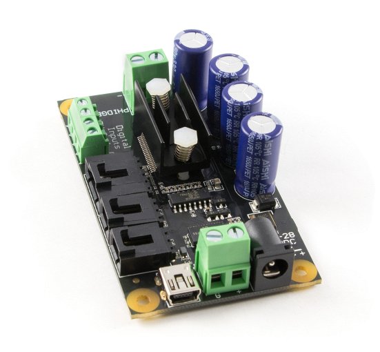 Bushed DC motor controller with feedback inputs