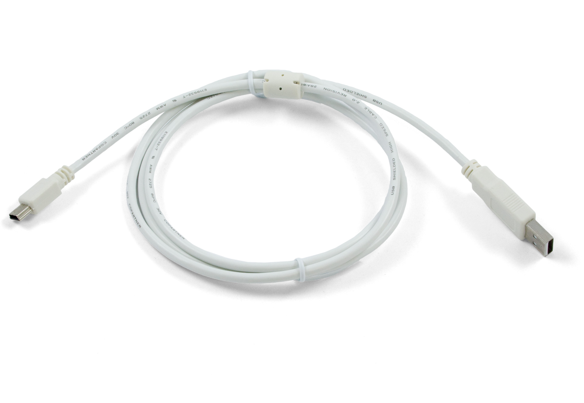 få Mordrin springe Mini-USB Cable 120cm 24AWG - 3037_0 at Phidgets