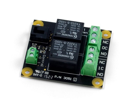 2 channel mechanical relay board