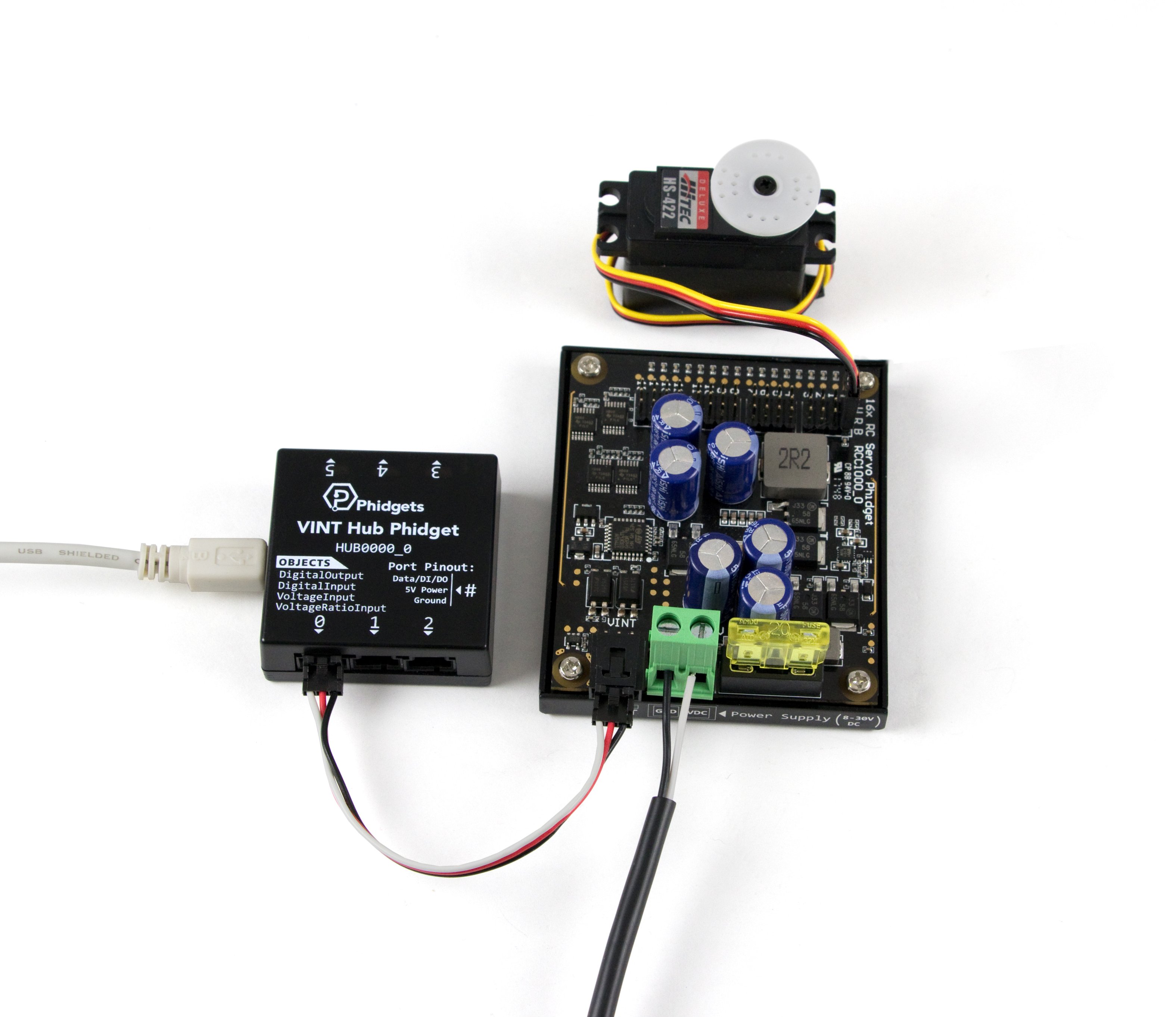 16x RC Servo Phidget by Phidgets RCC1000_0 