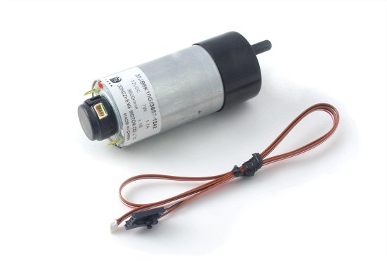 3258E_0 - 12V/1.5Kg-cm/365RPM 10:1 DC Gear Motor w/ Encoder - Discontinued