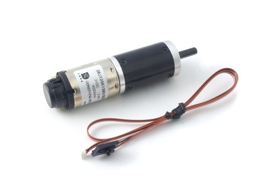 12V brushed DC motor with encoder