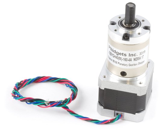3319_0 - 42BYGH40(M)-160-4A NEMA 17 Bipolar 99.51:1 Planetary Gearbox Stepper
