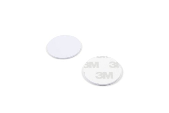 3910_0 - RFID Tag - PVC 30mm Disc White Self Adhesive