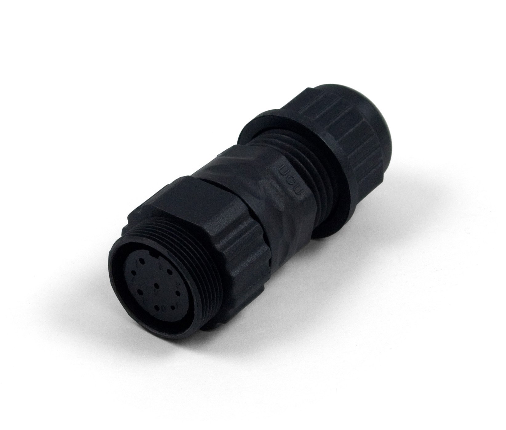 NOS Qty 1 Details about   Circular Threaded Plug Connector 8-Pin Female 1/2" 