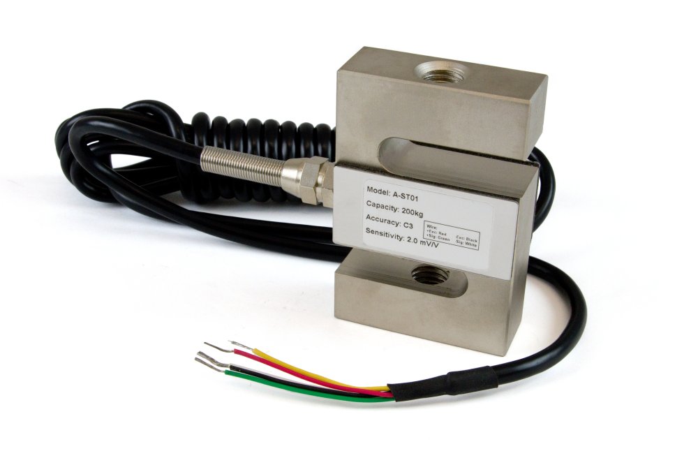 Steel S-Type Load Cell - 200kg (C3) - FRC4165_0 - Phidgets