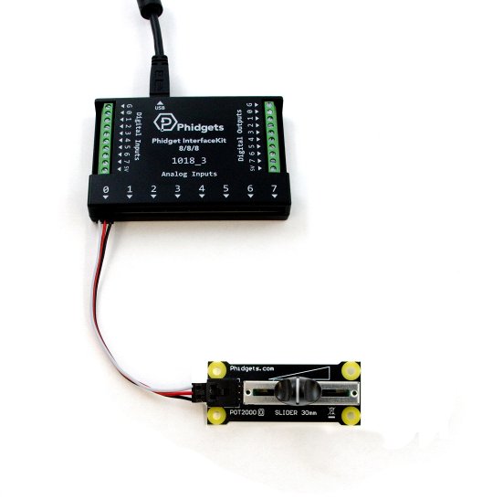 Using the POT2000_0 with an InterfaceKit