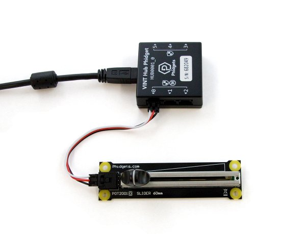 Using the POT2001_0 with a VINT Hub